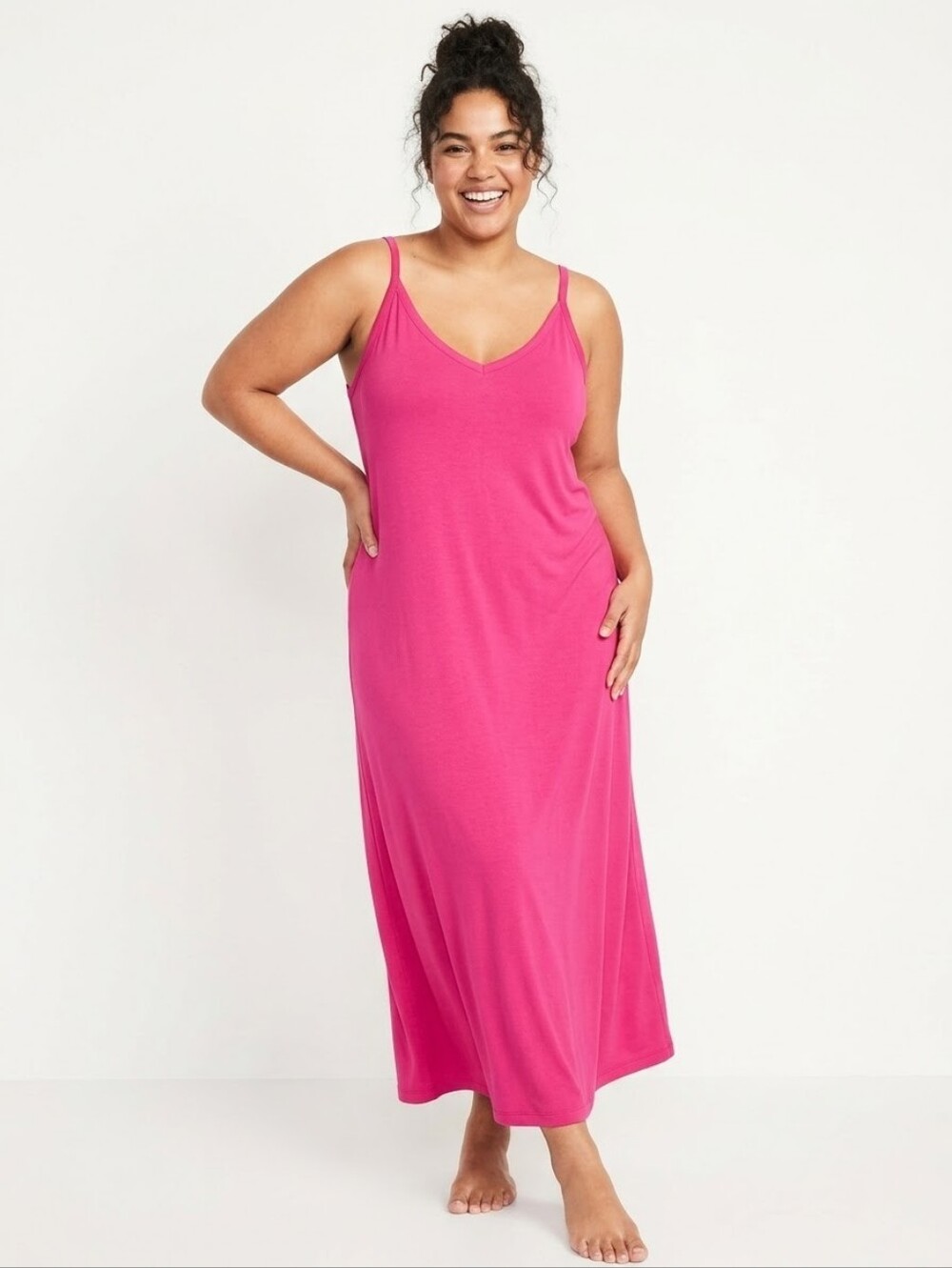 A New Day Pink Midi Slip Dress